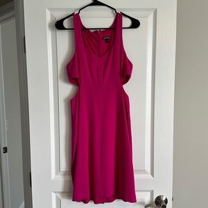 Women's hot pink cocktail dress - Express - Size 10